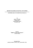 Cover for Research and American industrial development