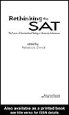 Cover for Rethinking the SAT