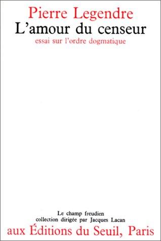 Cover for L'amour du censeur