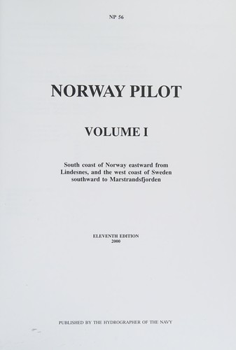 Cover for Norway pilot.