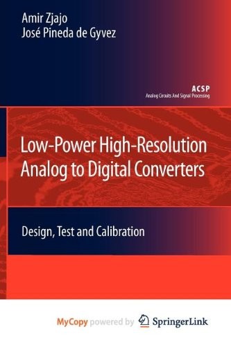 Cover for Low-Power High-Resolution Analog to Digital Converters