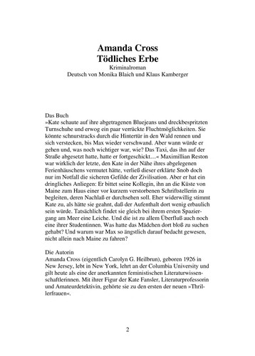 Cover for Tödliches Erbe