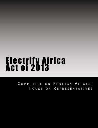 Cover for Electrify Africa Act of 2013