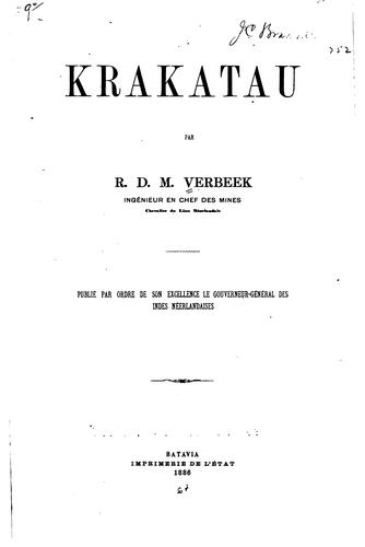 Cover for Krakatau