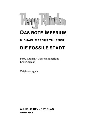 Cover for Die fossile Stadt