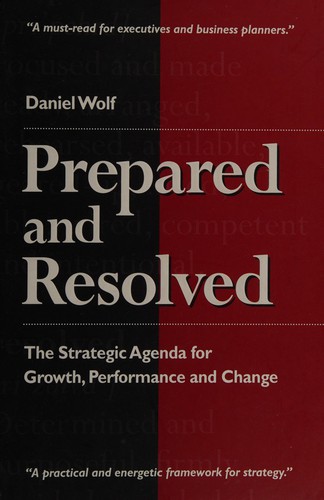 Cover for Prepared and resolved