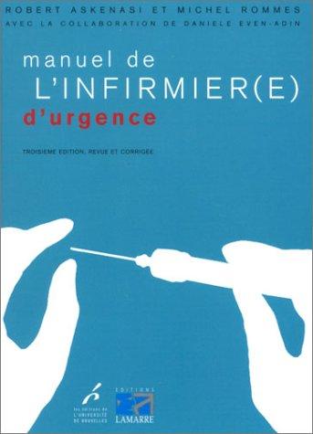 Cover for Manuel de l'infirmier d'urgence