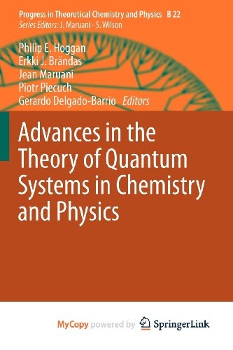 Cover for Advances in the Theory of Quantum Systems in Chemistry and Physics