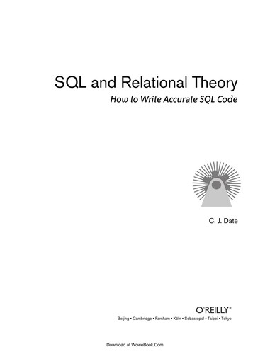 Cover for SQL and relational theory