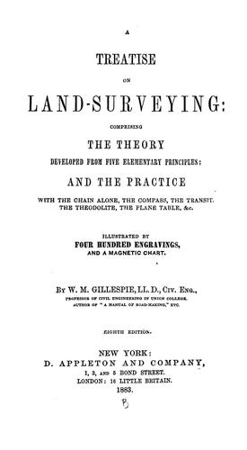 Cover for A treatise on land-surveying