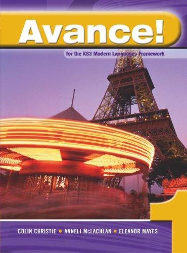 Cover for Avance (Avance Language)