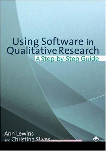 Cover for Using Software in Qualitative Research