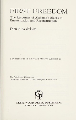 Cover for First freedom