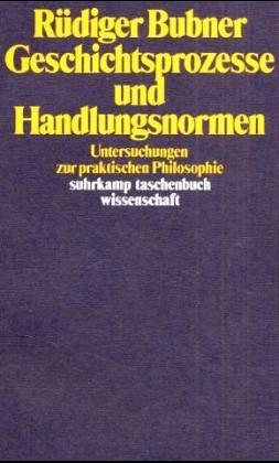 Cover for Geschichtsprozesse und Handlungsnormen