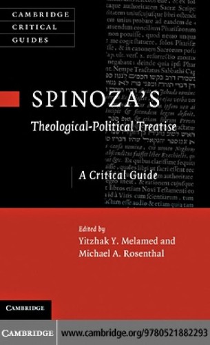 Cover for Spinoza's Theological-political treatise