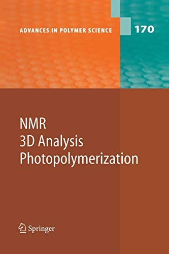 Cover for NMR · 3D Analysis · Photopolymerization