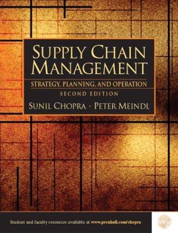 Cover for Supply Chain Management