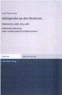 Cover for Adelsprobe an der Moderne