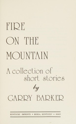 Cover for Fire on Mountain