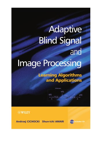 Cover for Adaptive blind signal and image processing