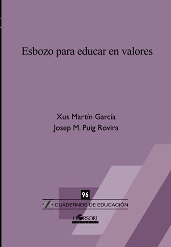 Cover for Esbozo para educar en valores