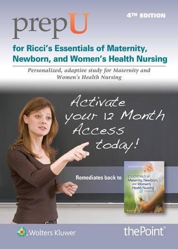 Cover for PrepU for Ricci's Essentials of Maternity, Newborn, and Women's Health Nursing