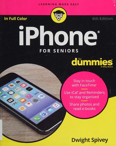 Cover for iPhone for seniors for dummies
