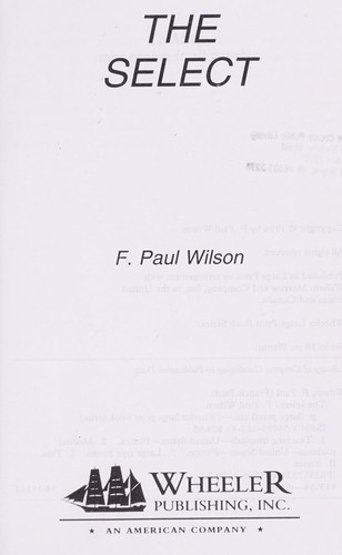 Cover for The select