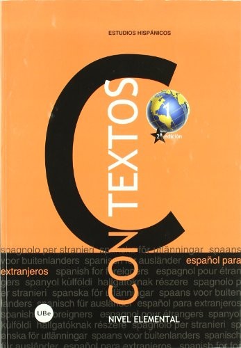 Cover for Con textos 1. Nivel elemental