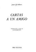 Cover for Cartas a un amigo
