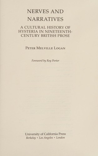 Cover for Nerves and Narratives