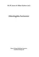 Cover for Arkeologiska horisonter