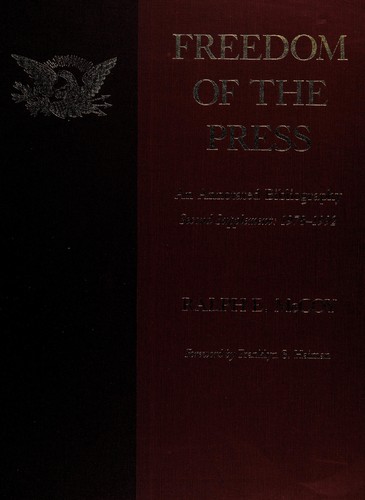 Cover for Freedom of the press