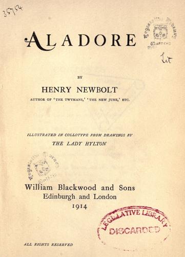 Cover for Aladore