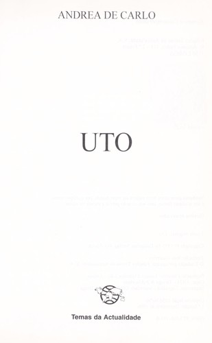 Cover for Uto