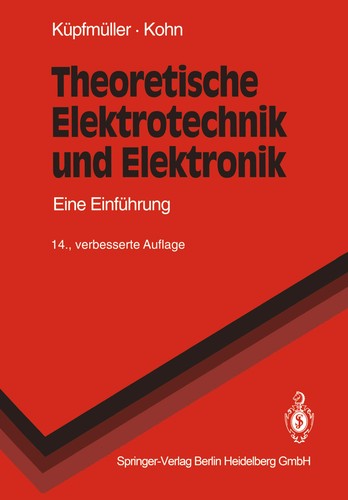 Cover for Theoretische Elektrotechnik und Elektronik
