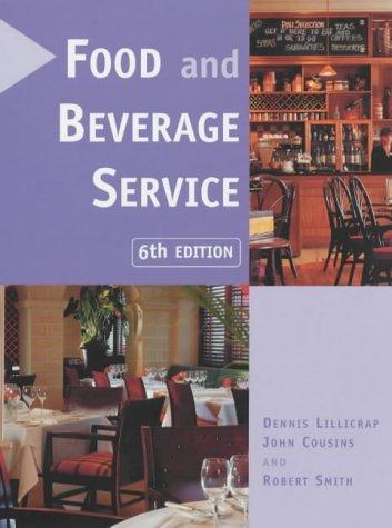 Cover for Food and Beverage Service 6th Edition