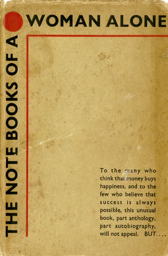 Cover for The note books of a woman alone