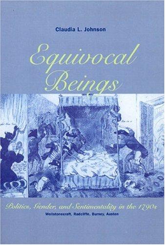 Cover for Equivocal beings