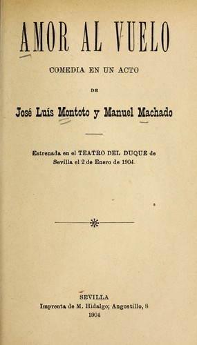Cover for Amor al vuelo