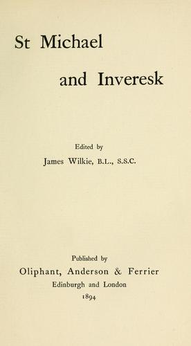 Cover for St. Michael and Inveresk