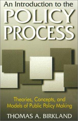 Cover for An Introduction to the Policy Process