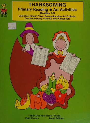 Cover for Thanksgiving Primary Reading and Art Activities