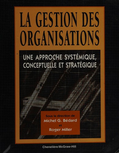 Cover for La gestion des organisations