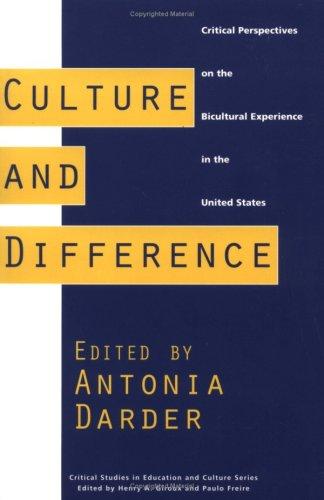 Cover for Culture and Difference