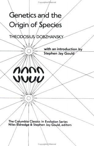 Cover for Genetics and the origin of species
