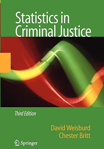 Cover for Statistics in Criminal Justice