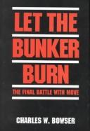 Cover for Let the bunker burn