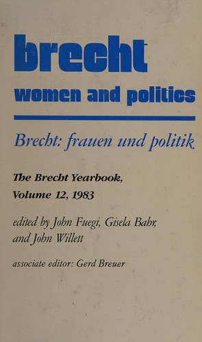 Cover for Brecht