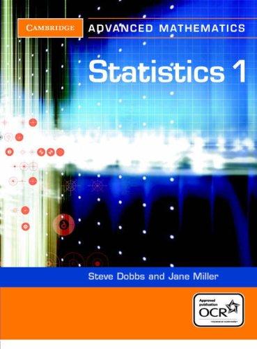 Cover for Statistics 1 (Cambridge Advanced Level Mathematics)